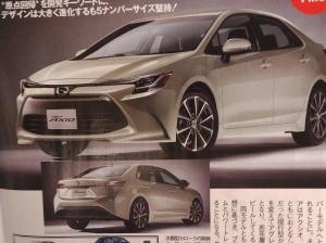СМИ опубликовали первые фото новых Toyota Corolla Axio и Fielder