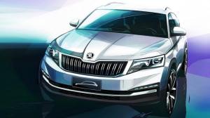 Skoda показала скетчи нового кроссовера Kamiq