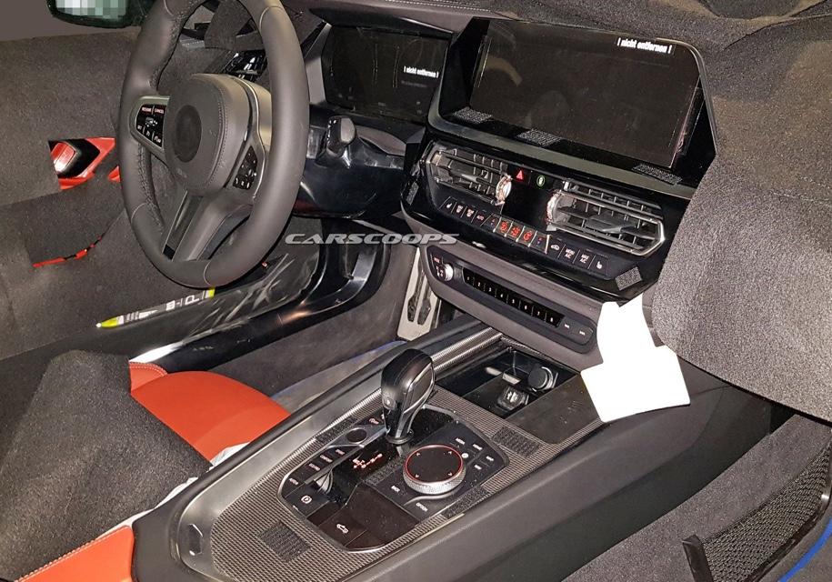 Фотошпионы раскрыли интерьер нового BMW Z4