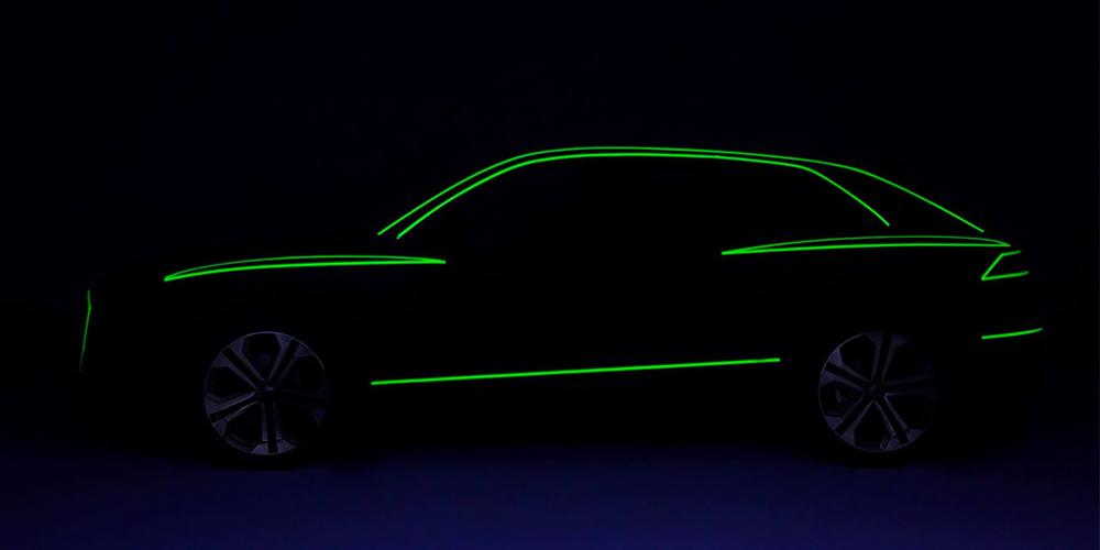 Audi опубликовала первое изображение нового кроссовера