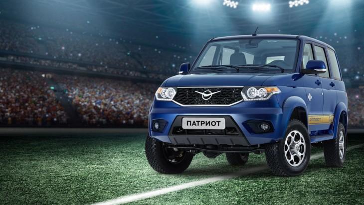 Внедорожник UAZ Patriot получил футбольную спецверсию