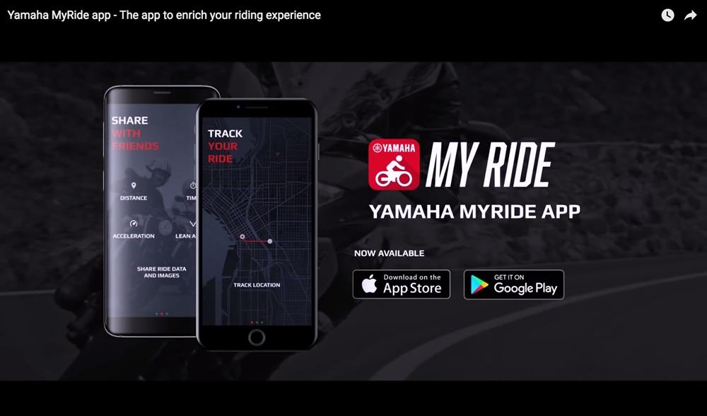 Приложение Yamaha MyRide
