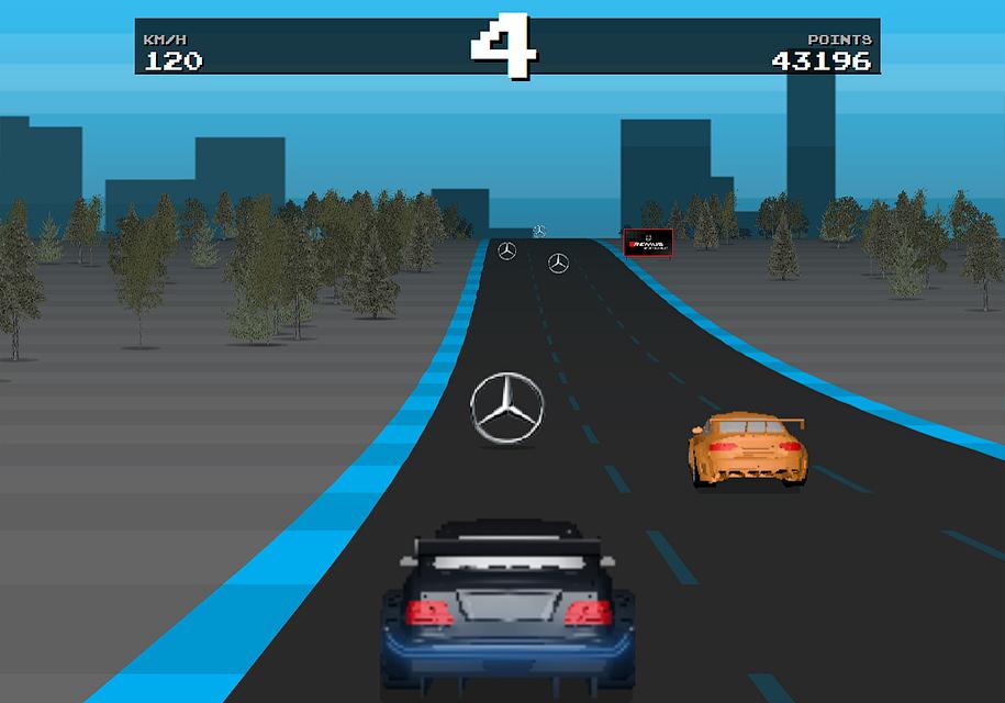 Mercedes-Benz попрощался с гонками DTM аркадной гонкой из 1980-х