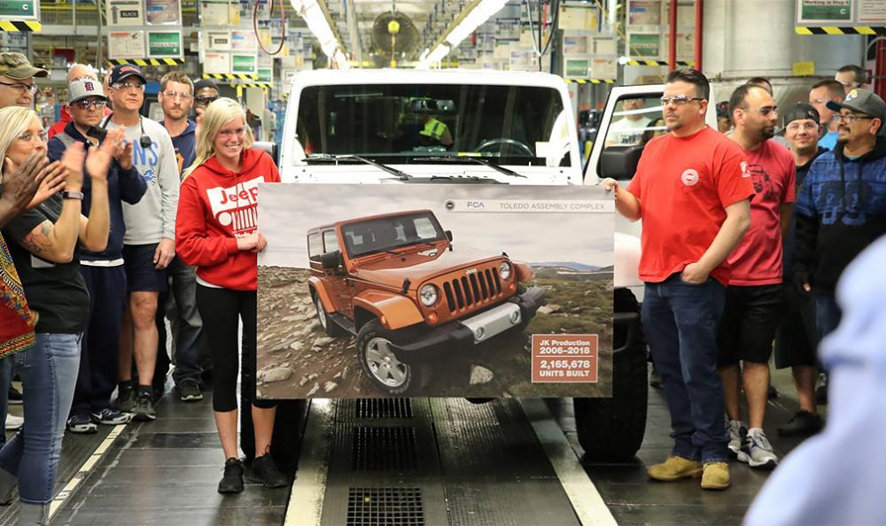 Jeep выпустил последний Wrangler поколения JK