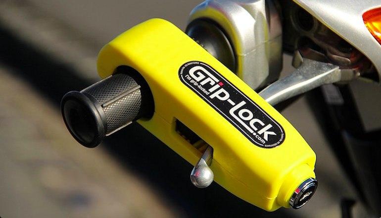 Grip-Lock - противоугонное устройство для мотоцикла