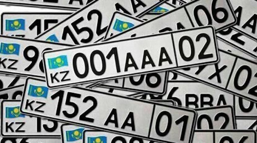 Казахстанцы смогут сами выбирать номера на автомобили