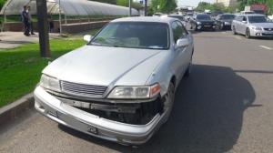 Угнанный Lexus стал причиной серьезного ДТП в Алматы