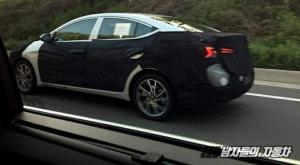 Шпионские фото Hyundai Elantra 2019 года