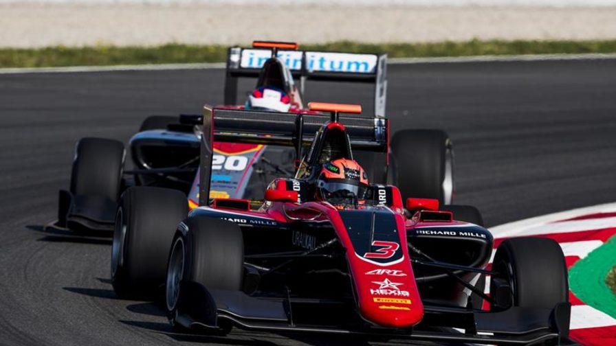 Никита Мазепин стартует с первого ряда в дебютной гонке в GP3