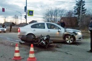 Жесткая мото авария в Нижнем Тагиле