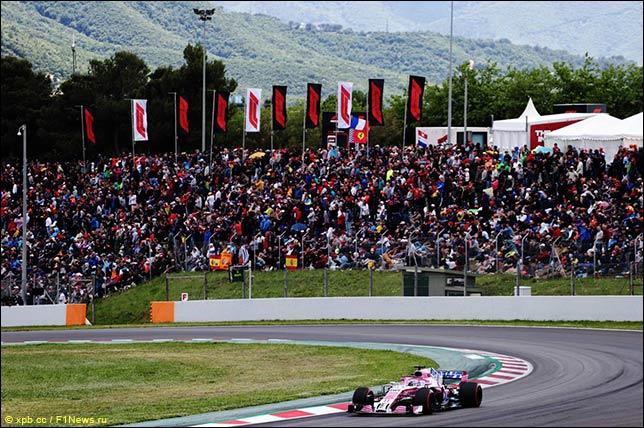 В Force India рады двум очкам в сложной гонке
