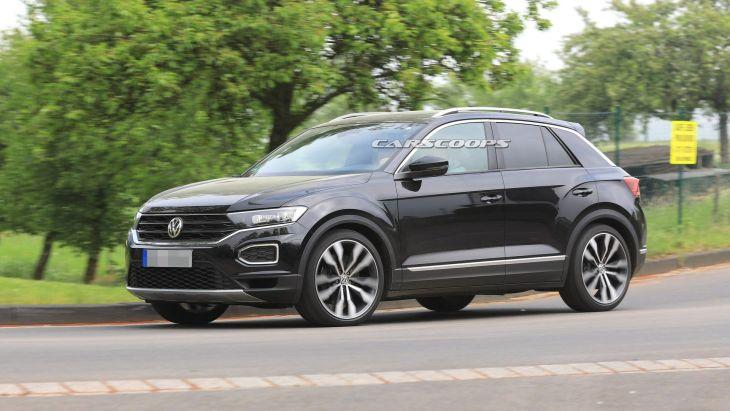 «Заряженный» VW T-Roc R замечен вблизи Нюрбургринга
