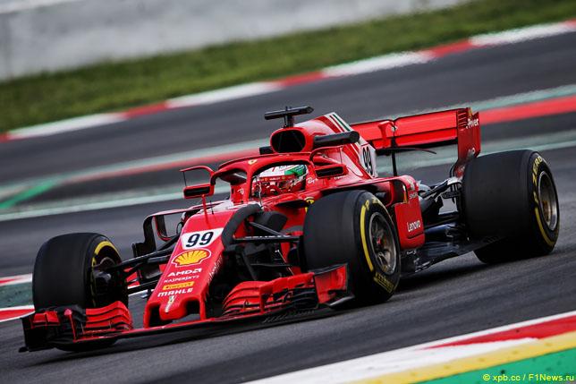 Антонио Джовинацци вернулся за руль Ferrari