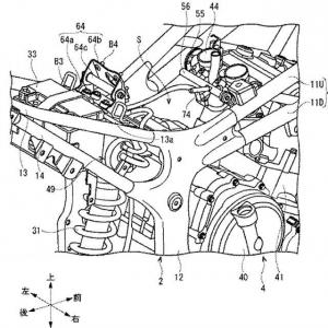 Патентные схемы Suzuki GSX-R300