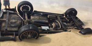 Безобидный на вид пляж поглотил Range Rover