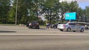 На Кутузовском проспекте столкнулись шесть автомобилей и «скорая»