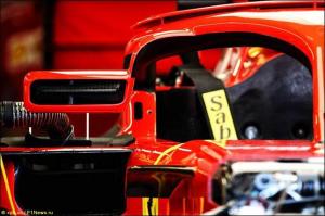 В Ferrari изменили крепления зеркал на Halo