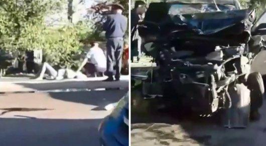 Пять человек пострадали в крупном ДТП близ Алматы
