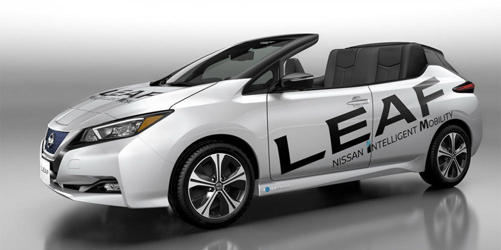 Новый Nissan Leaf лишился крыши
