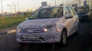 Обновленный универсал LADA Kalina сфотографировали на тестах