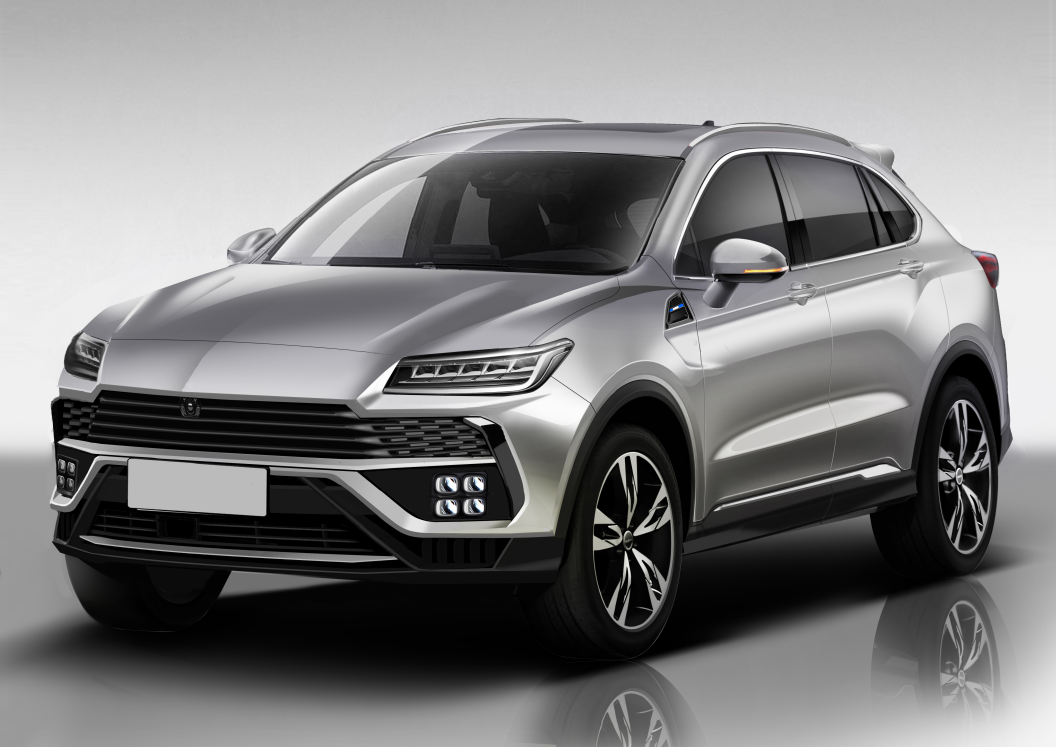 Первые изображения китайского кроссовера в стиле Lamborghini Urus