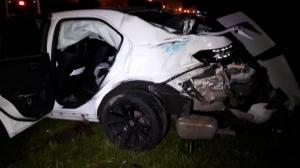 Водитель Mercedes устроил крупное ДТП на Аль-Фараби в Алматы