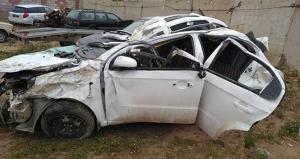 Фотографии автомобиля в котором погибла Сания Шакирова