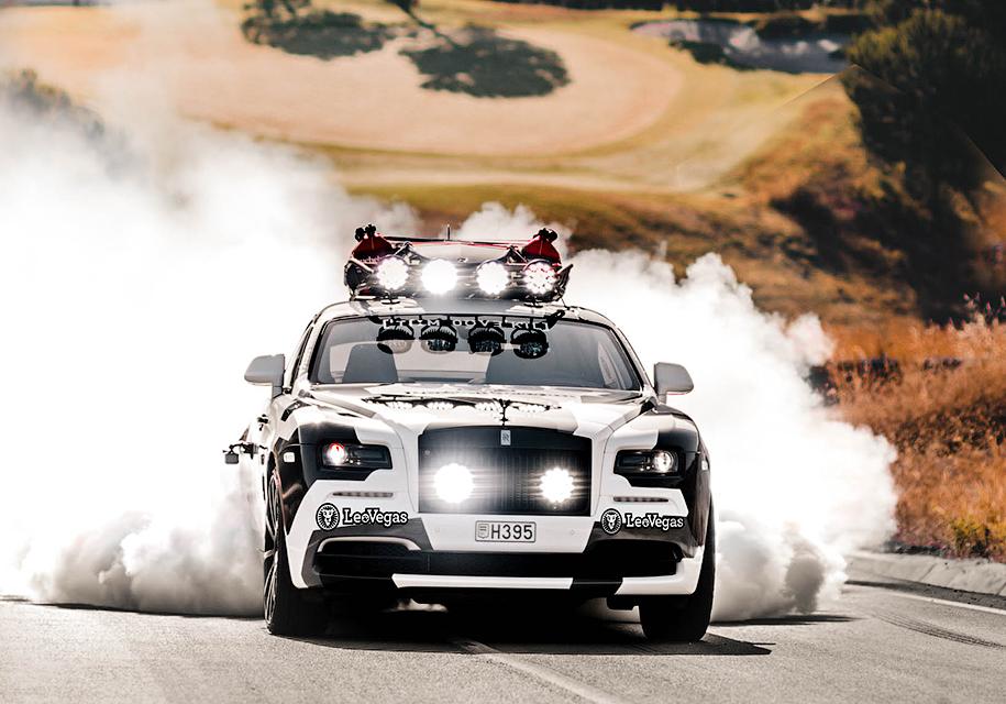 На продажу выставили 812-сильный Rolls-Royce Wraith для бернаута
