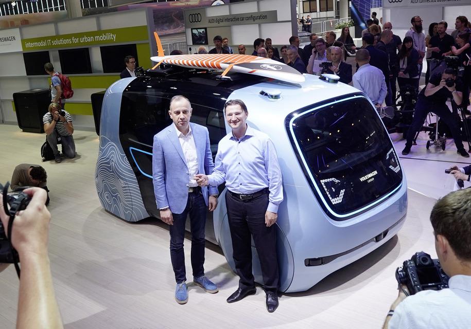 Volkswagen придумал машину для спортсменов. Она без водительского места
