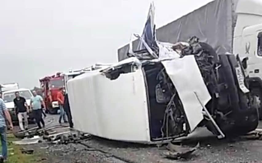 На Украине в ДТП с автобусом погибли два человека