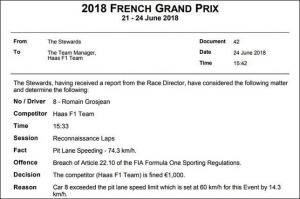 Стюарды вновь оштрафовали Haas F1