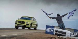 Bentley Bentayga стал быстрейшим кроссовером в гонке на горе Пайкс-Пик