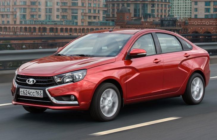 Lada Vesta стала самым популярным автомобилем в России