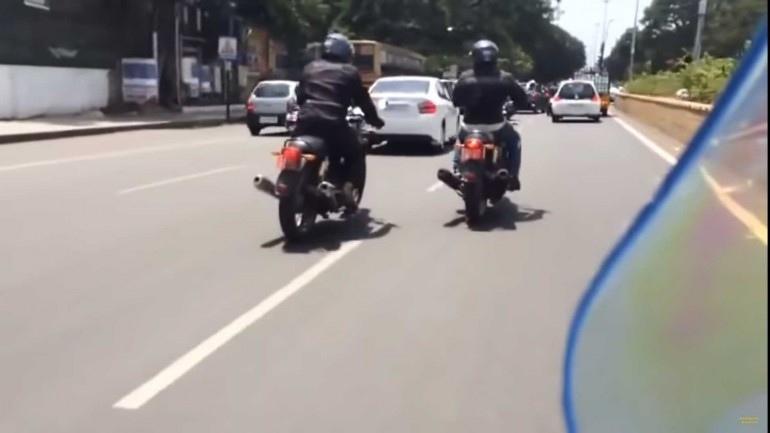 Новые прототипы Royal Enfield 650 засветился в Ченнаи