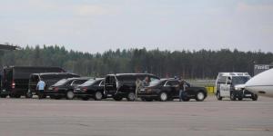 Новый лимузин Владимира Путина привезли в Финляндию