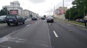 На проспекте Независимости Audi насмерть сбила пешехода