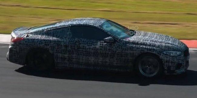 Новую BMW M8 засекли на тестах в Нюрбургринге