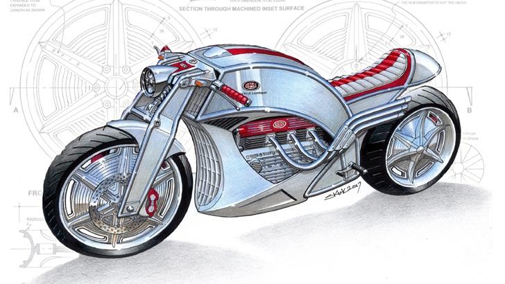 Кафе рейсер Levis Motorcycles V6