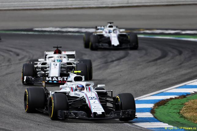 Двойной сход для Williams в Хоккенхайме