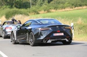 Новое спортивное купе Lexus LC F засекли на тестах в Германии