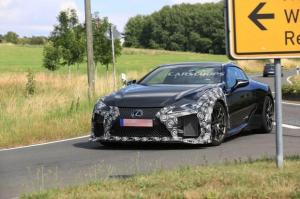 Новое спортивное купе Lexus LC F засекли на тестах в Германии