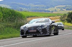 Новое спортивное купе Lexus LC F засекли на тестах в Германии