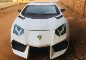 Бразилец превратил хэтчбек Fiat в Lamborghini Aventador