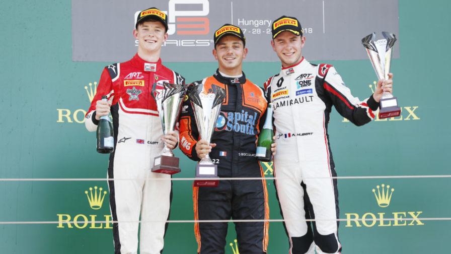 Дориан Бокколаччи выиграл спринт GP3 в Венгрии, Никита Мазепин – 12-й