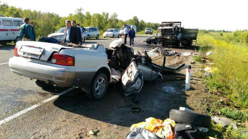В Бурятии в ДТП погибли пять человек