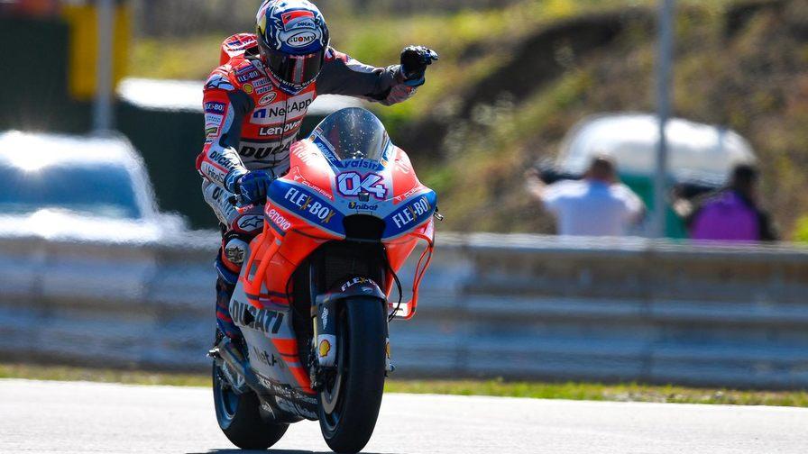 Андреа Довициозо отпраздновал победу в 100-й гонке в составе Ducati
