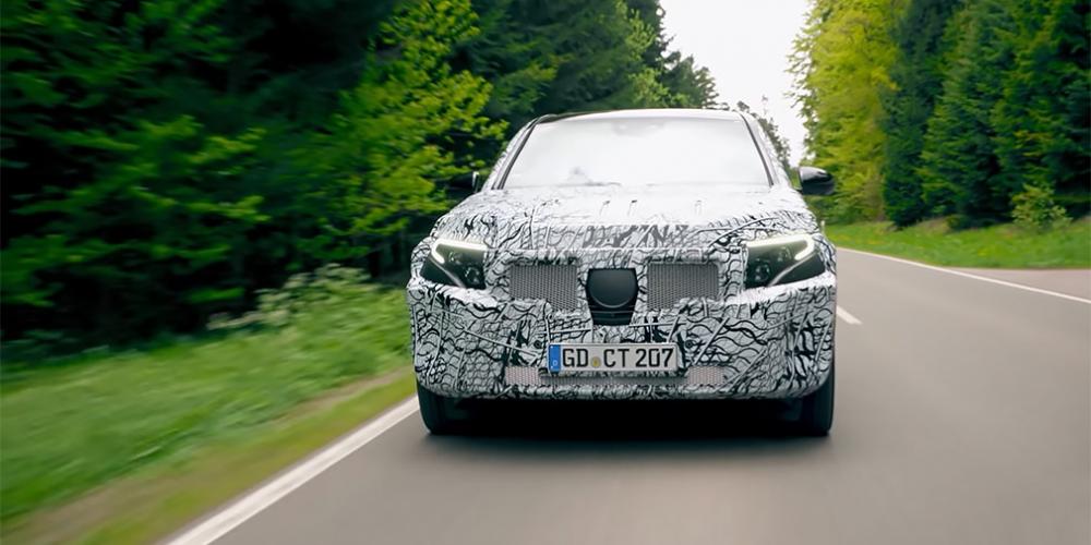 Испытания электрического кроссовера Mercedes показали на видео
