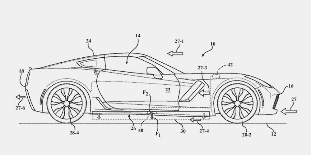 Chevrolet Corvette получит активную аэродинамику