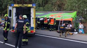 В Германии в ДТП с автобусом пострадали 16 человек