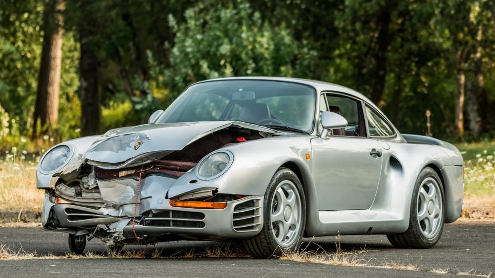 Разбитый Porsche 959 продадут на аукционе за полмиллиона долларов